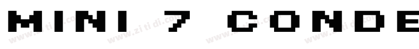 MINI 7 Condensed Reg字体转换